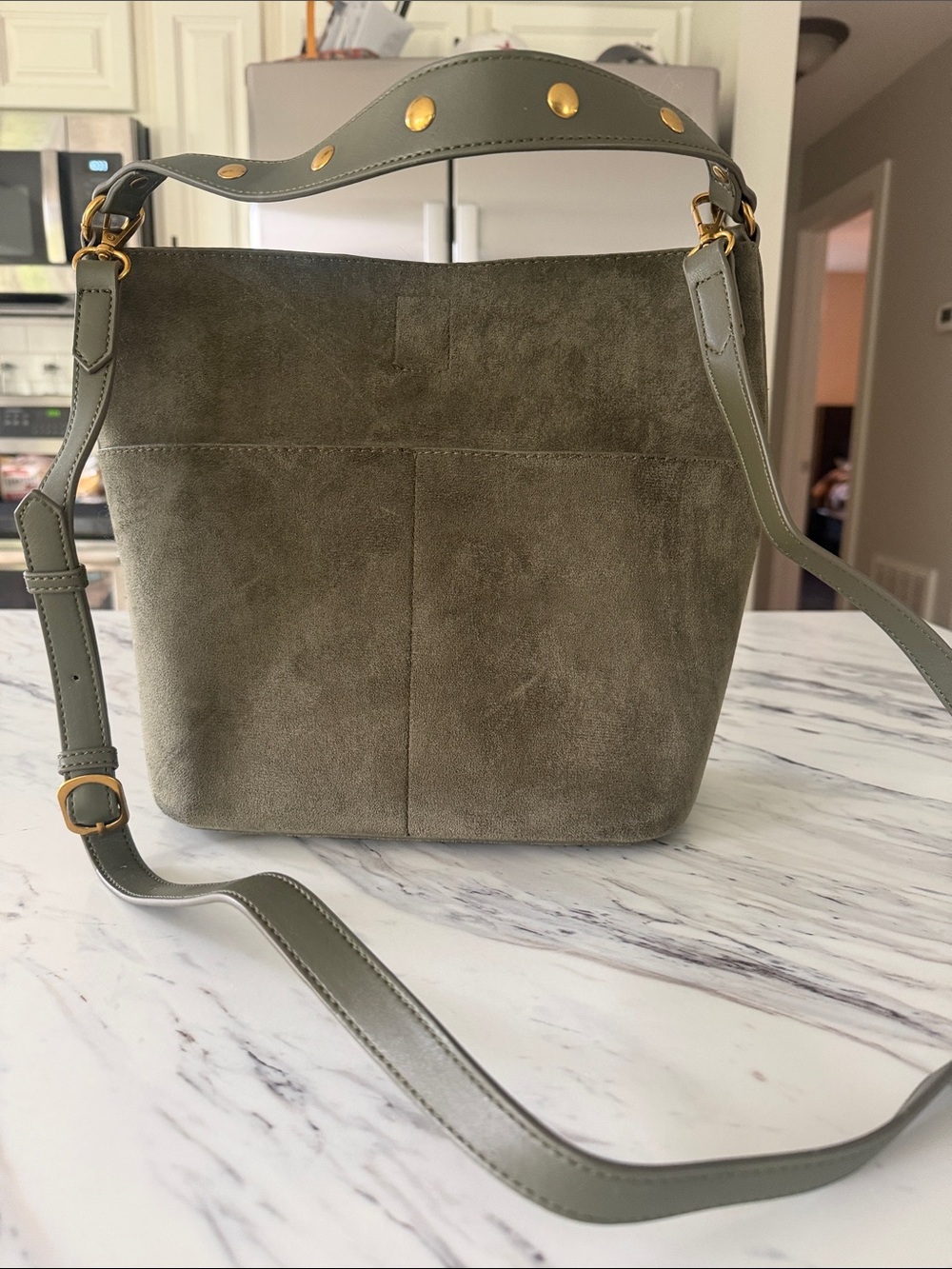 House of Harlow olive green bag - Picture 2 of 6